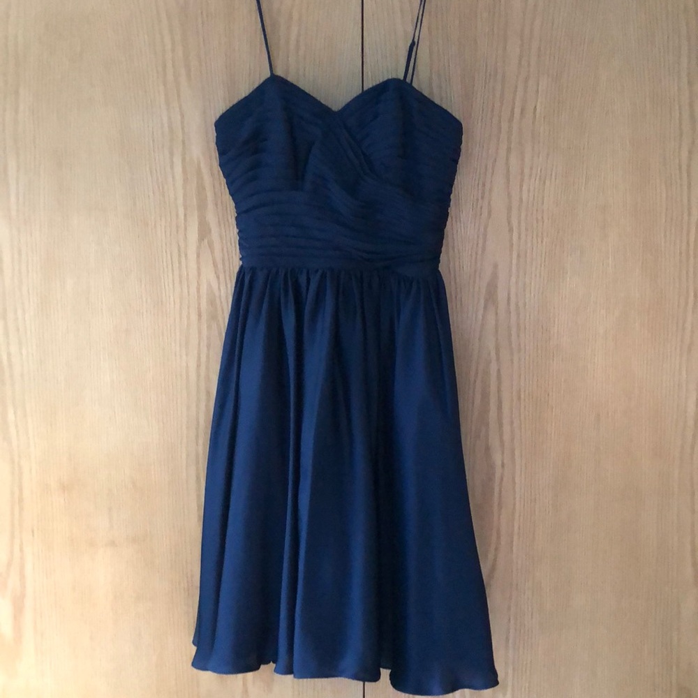 Chiffon flowy thin strap or strapless dress